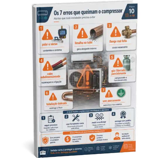 Os 7 erros que queimam o compressor